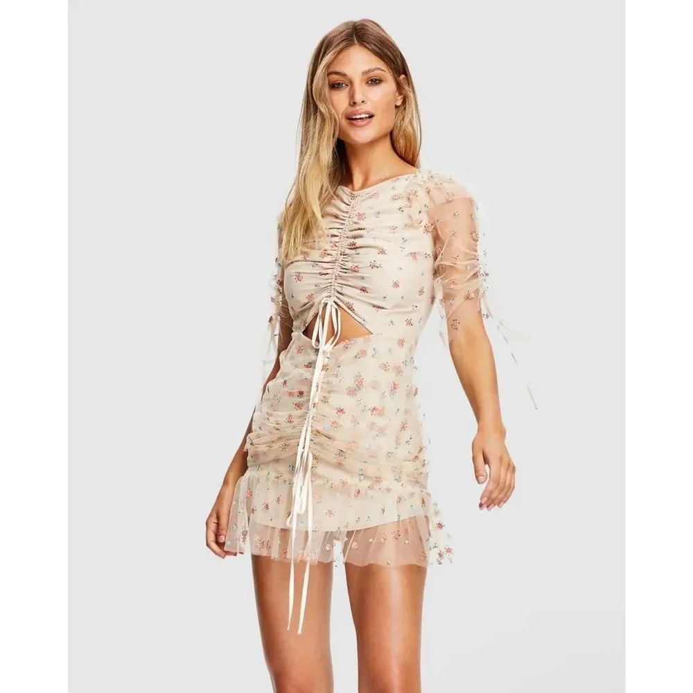 ALICE MCCALL PEACH MOOD FOR LOVE MINI DRESS Size US 2 Brand New - Picture 2 of 16